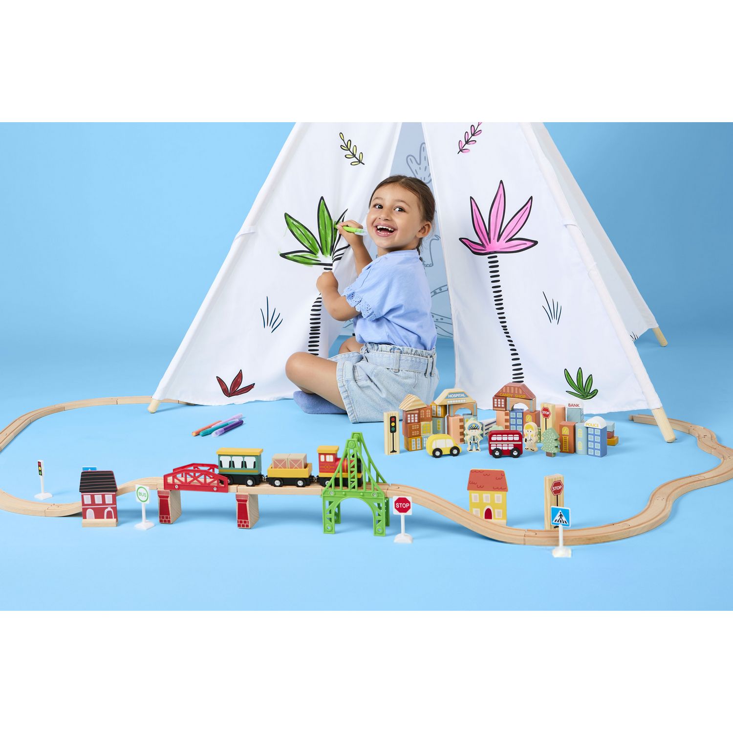 Chad Valley building block set for toddlers (British brand)