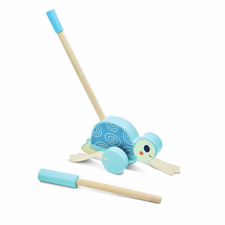 Chad Valley push along turtle with flipper sounds - British product