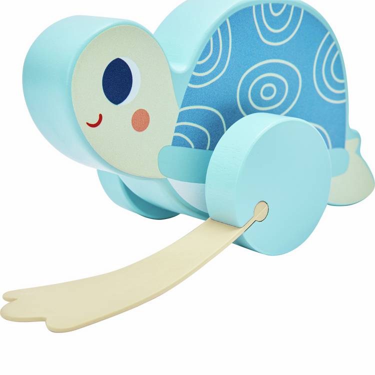 Chad Valley push along turtle with flipper sounds - British product