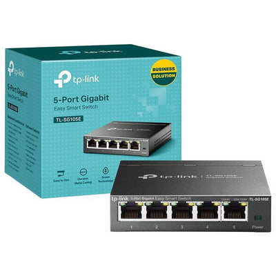 Argos TP-Link TL-SG105E 5-Port Gigabit Easy Smart Switch- Buy online at McGrocer