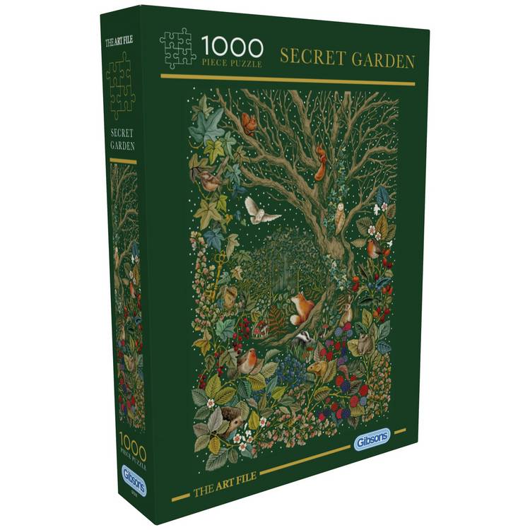 Gibsons Secret Garden 1000 piece puzzle, British brand