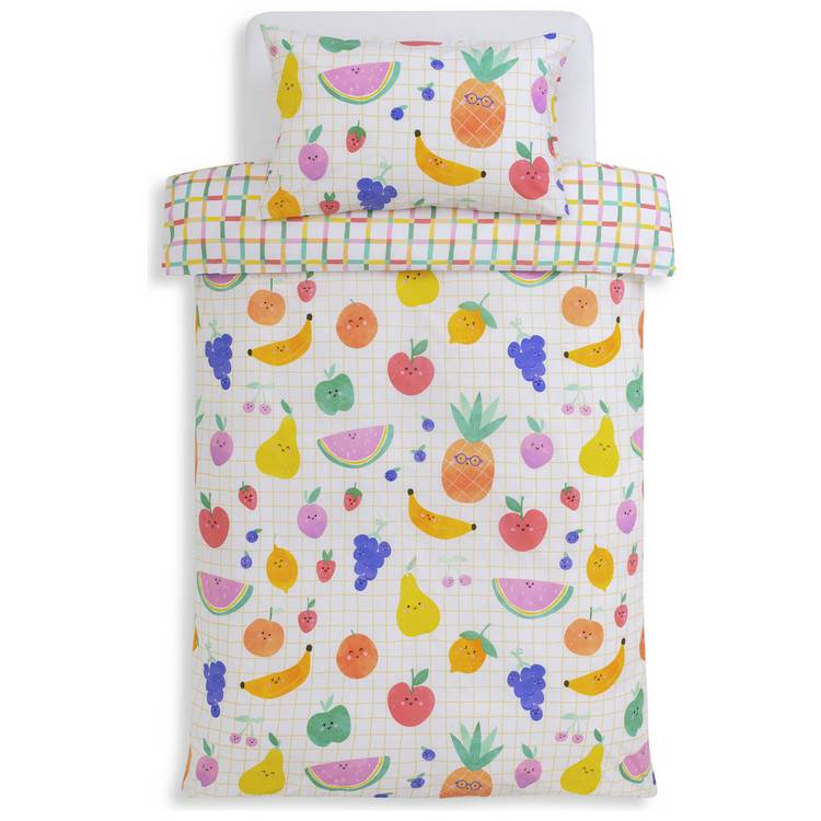 Habitat fruit pattern toddler bedding set, UK version