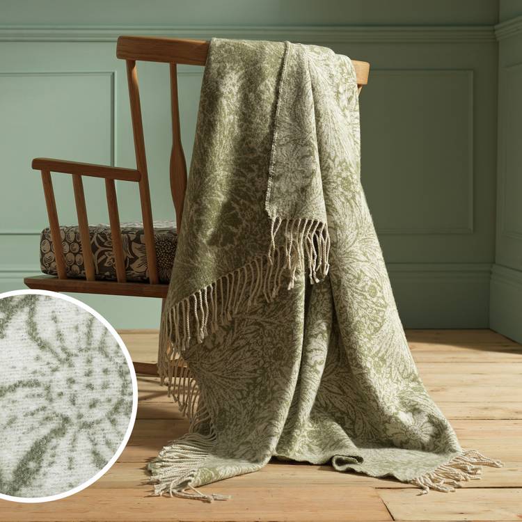 Habitat Marigold faux mohair throw 150x125cm, imported from the UK