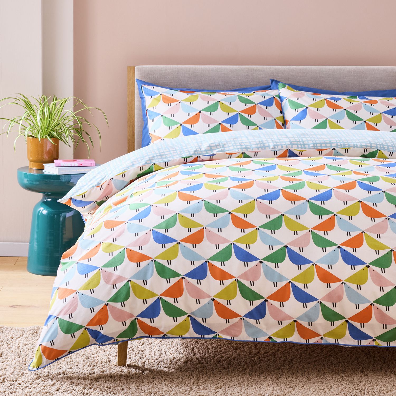 Habitat x Scion Cotton Lintu Bedding Set - Superking
