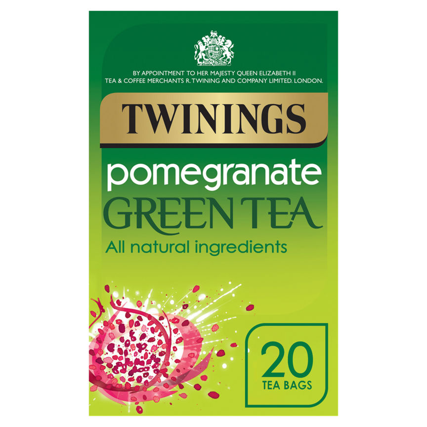 Twinings Pomegranate Green Tea 20 Tea Bags