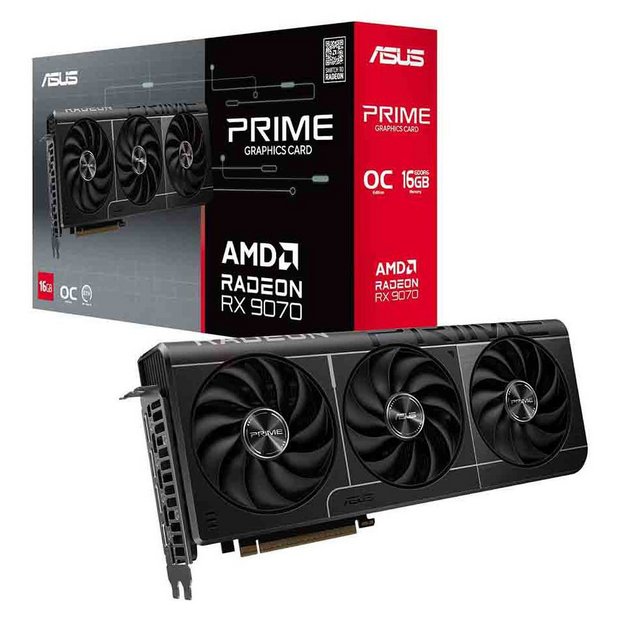 ASUS graphics card Radeon RX 9070 Prime OC 16GB, UK version