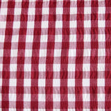 Habitat Gingham Seersucker Burgundy bedding set single - British product