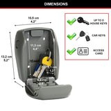 Master Lock reinforced certified wall mounted key safe - British product