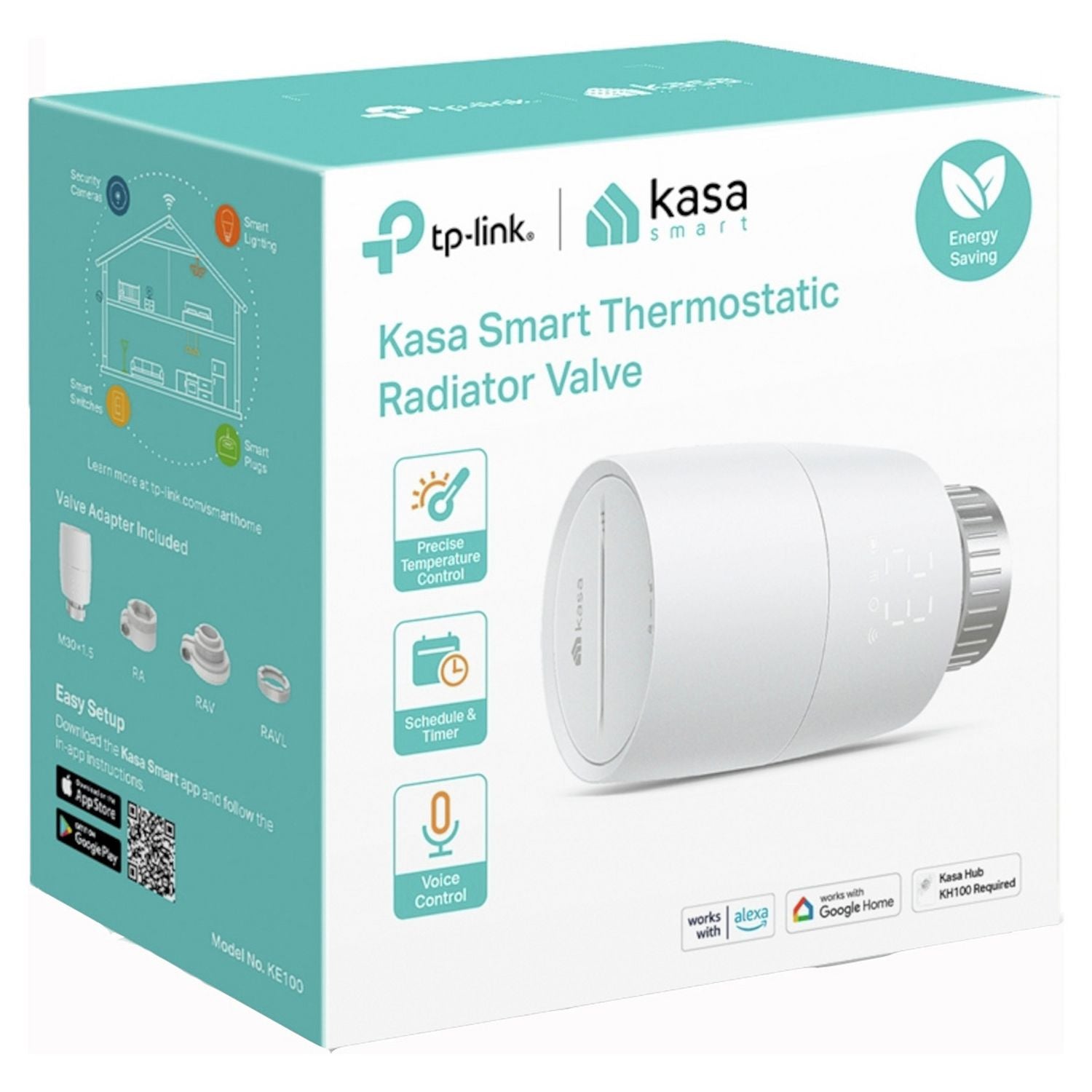 TP-Link Kasa KE100 smart thermostat radiator valve - British product