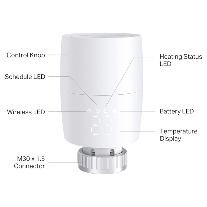 TP-Link Kasa KE100 smart thermostat radiator valve - British product