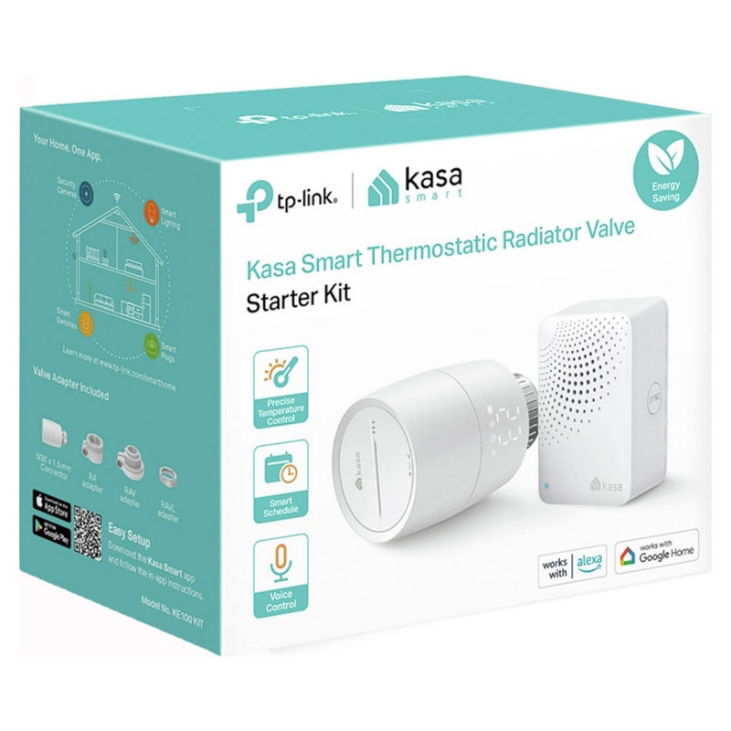 TP-Link Kasa KE100 smart thermostat radiator valve with hub, UK version