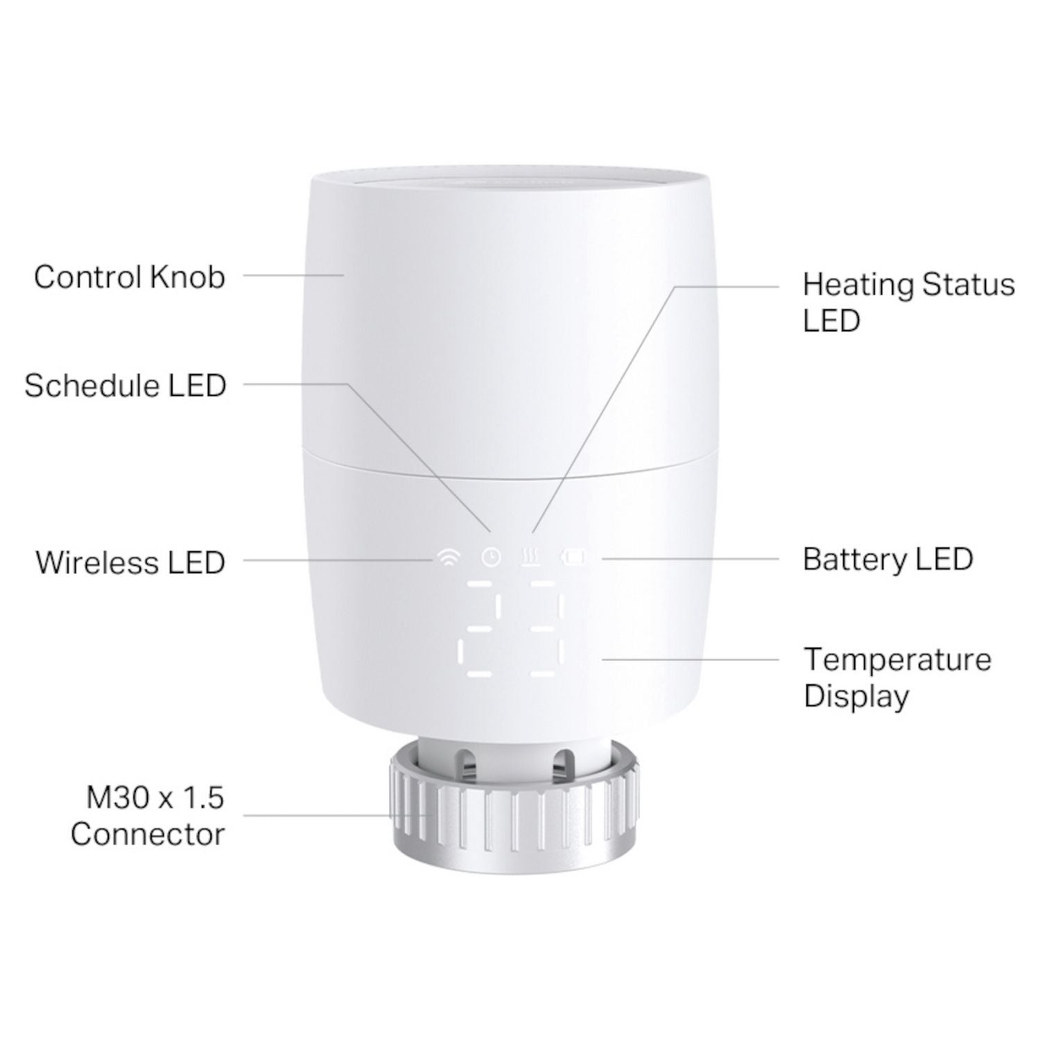 TP-Link Kasa KE100 smart thermostat radiator valve with hub, UK version