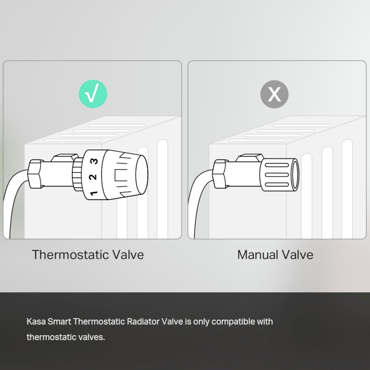 TP-Link Kasa KE100 smart thermostat radiator valve with hub, UK version