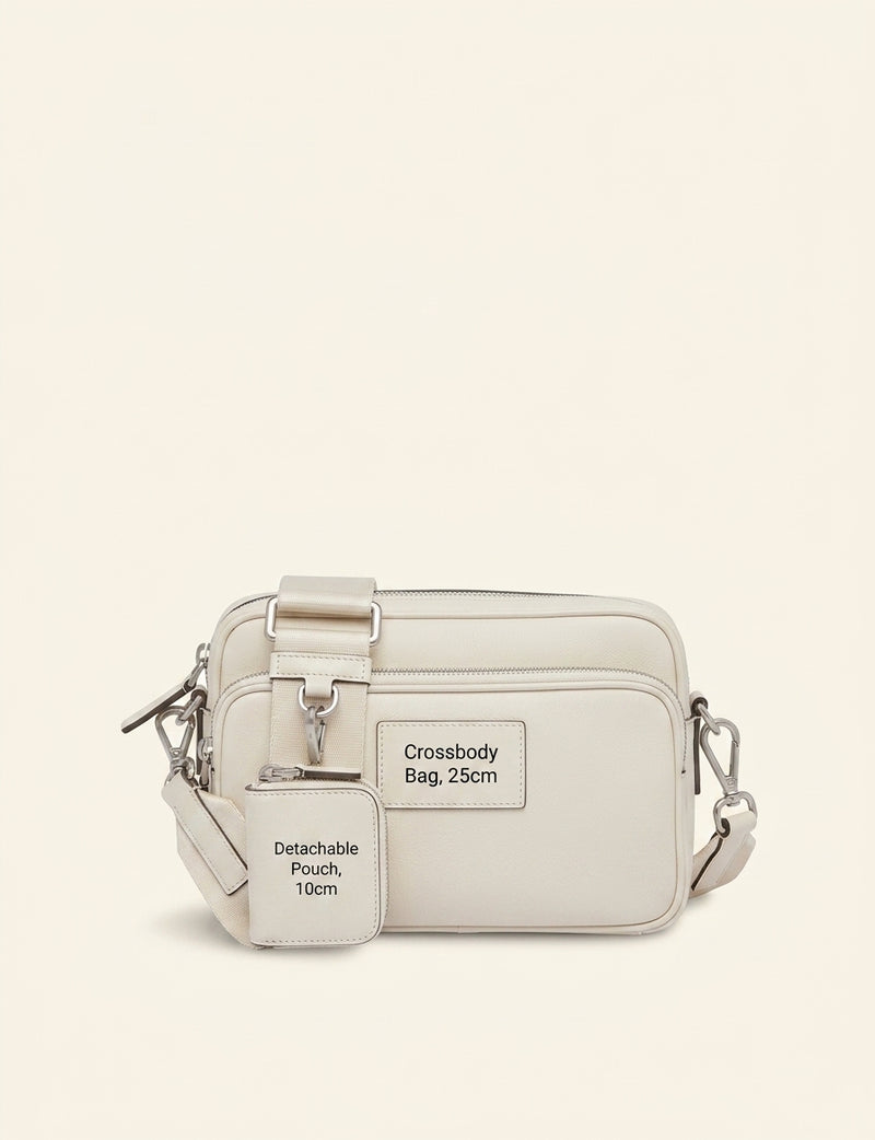 Prada saffiano leather shoulder bag with metal plaque - British product