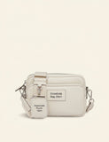 Prada saffiano leather shoulder bag with metal plaque - British product