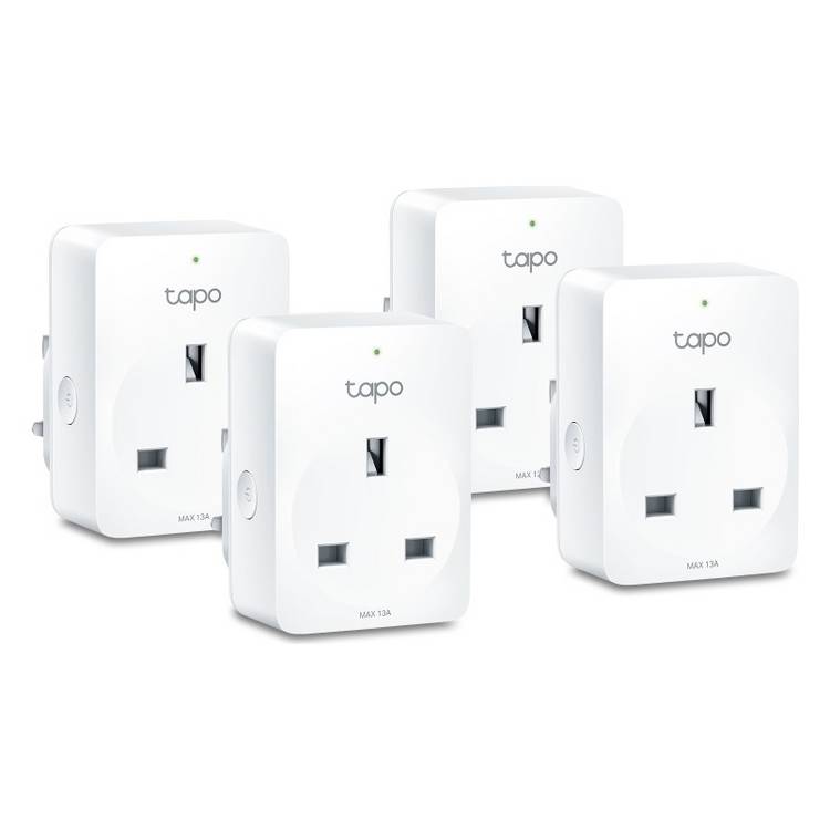Tapo P110M 4-pack mini smart plug, Matter certified (British brand)