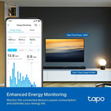 Tapo P110M 4-pack mini smart plug, Matter certified (British brand)