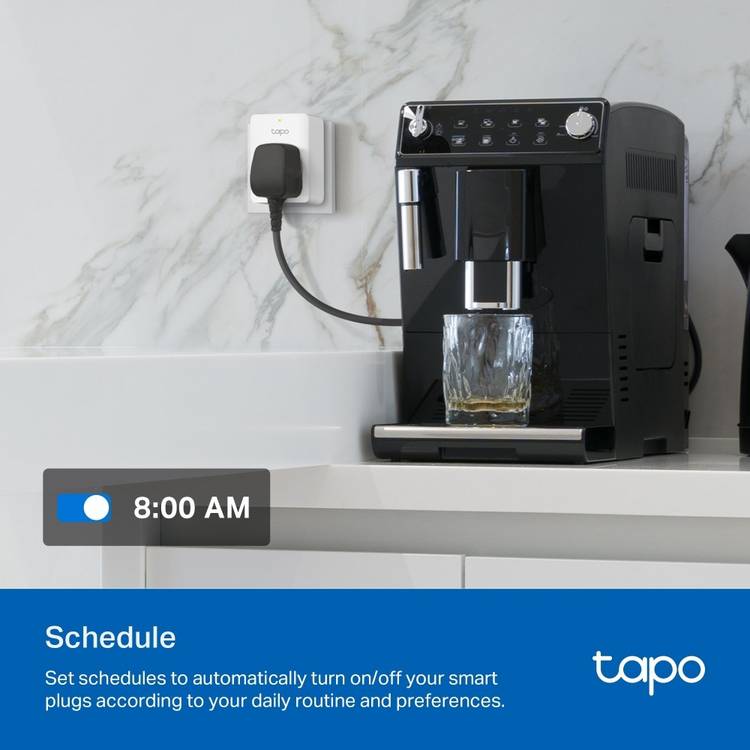 Tapo P110M 4-pack mini smart plug, Matter certified (British brand)