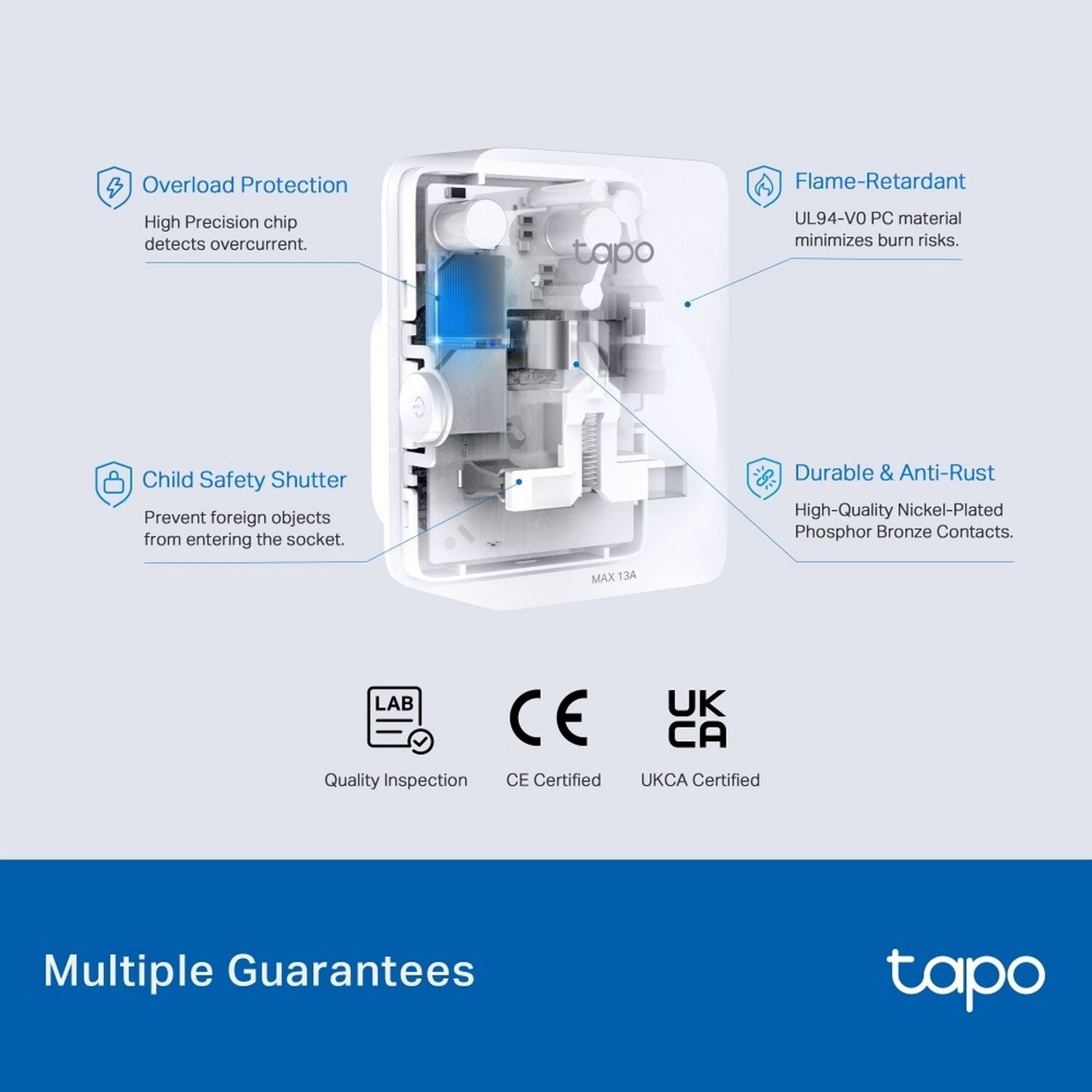 Tapo P110M 4-pack mini smart plug, Matter certified (British brand)