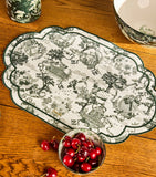Harrods Cotton-Linen Toile Placemats Set of 4, UK version