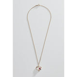 Moon & Back mum heart gold plated silver pendant with chain, UK version
