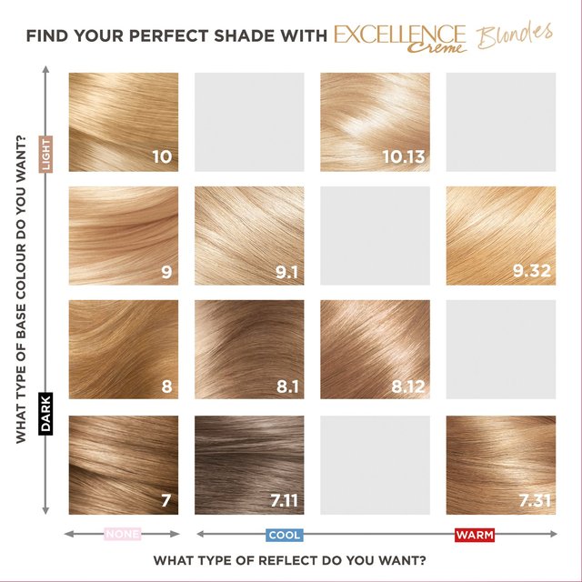 L'Oreal Excellence Light Ash Blonde 9.1