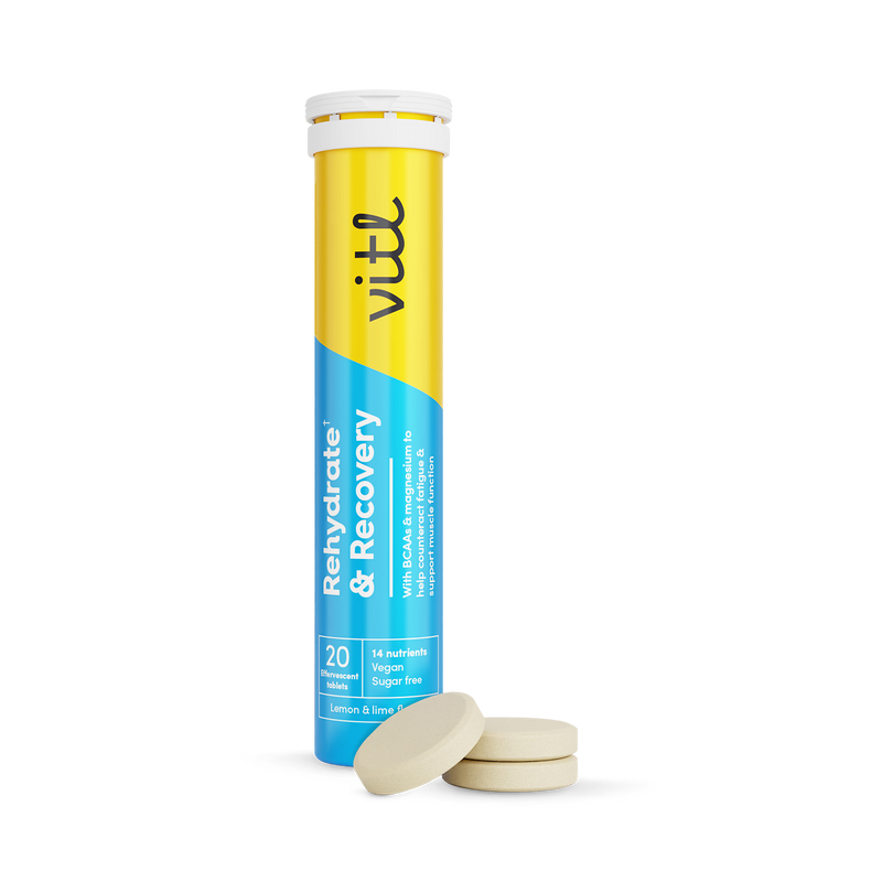 Vitl Rehydrate Recovery effervescent tablets 20 pack, UK version