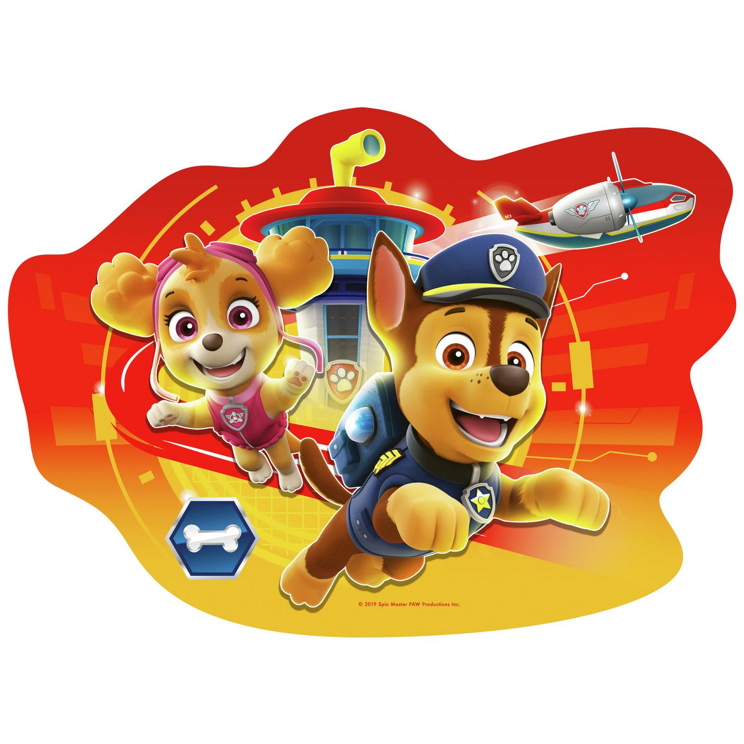 Ravensburger PAW Patrol shaped floor puzzle set of 4, UK version
