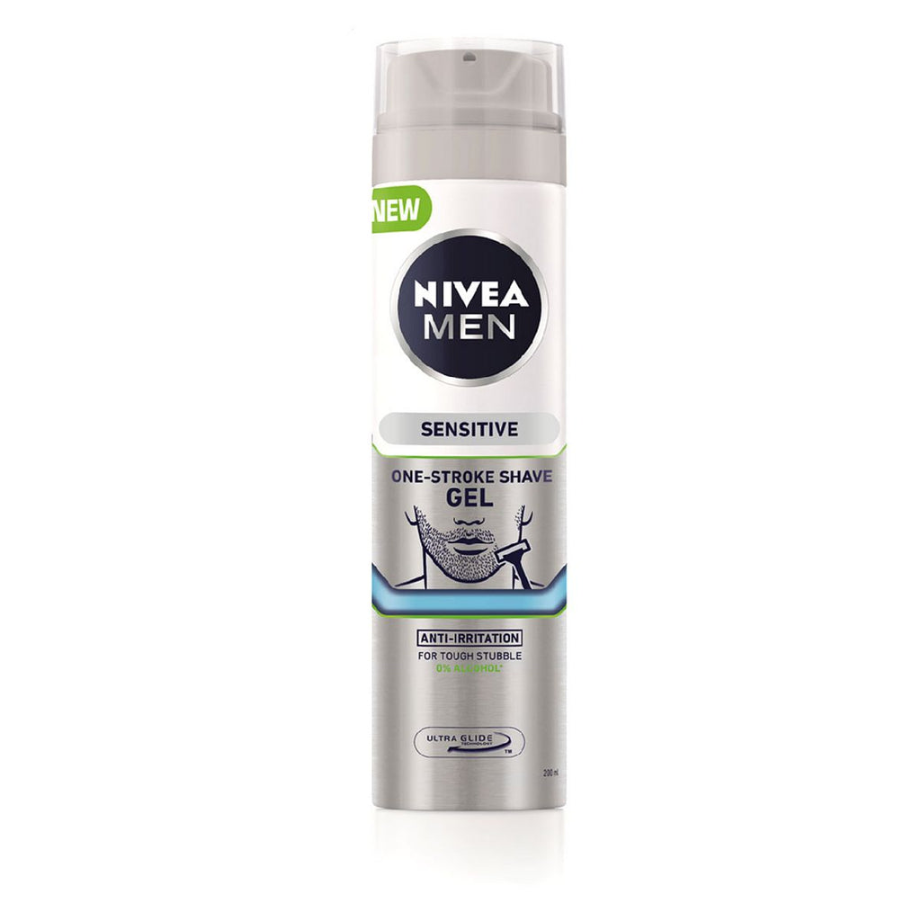 NIVEA MEN Sensitive One Stroke Shaving Gel