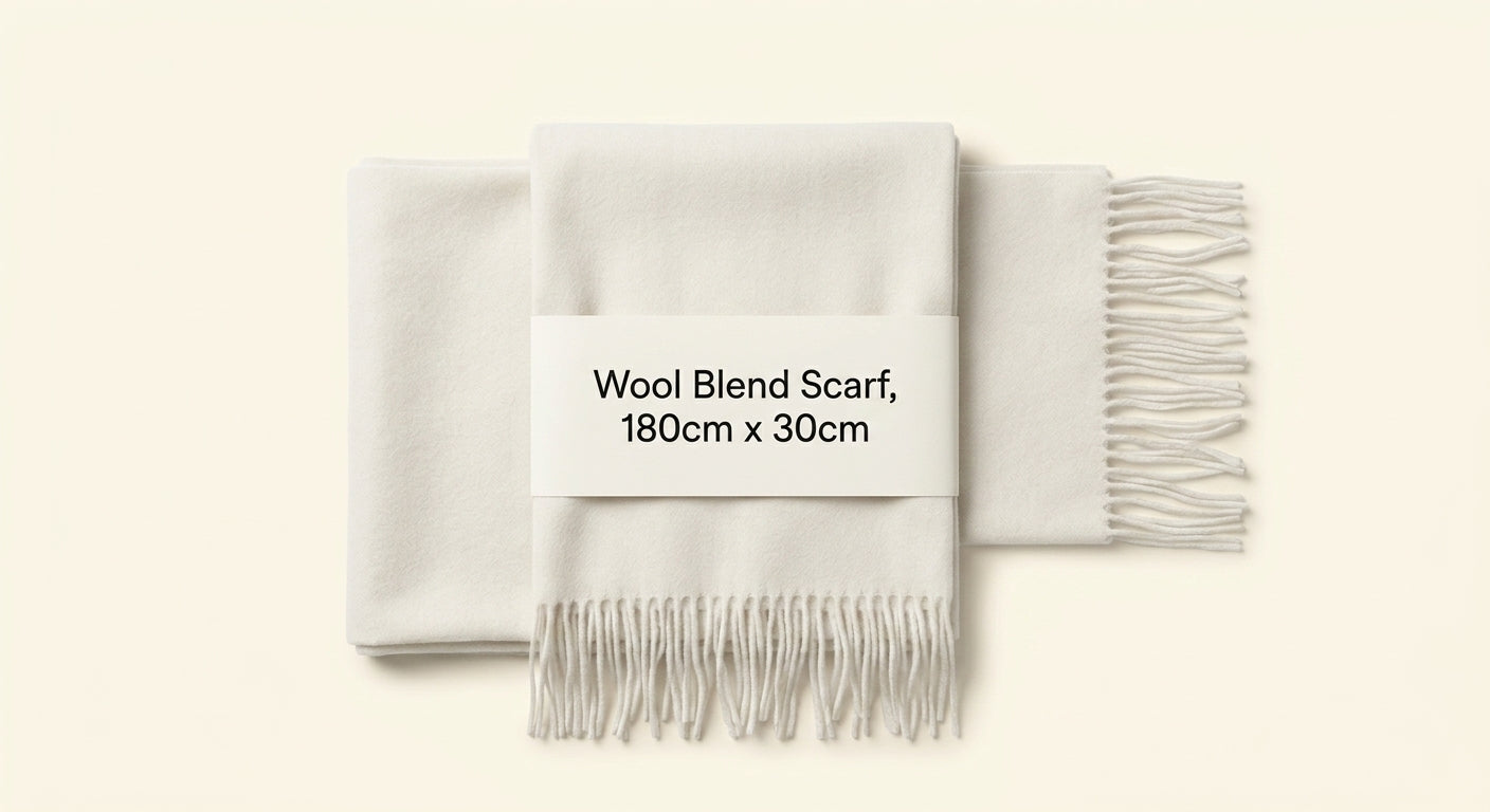 Burberry wool thistle shield scarf - British product