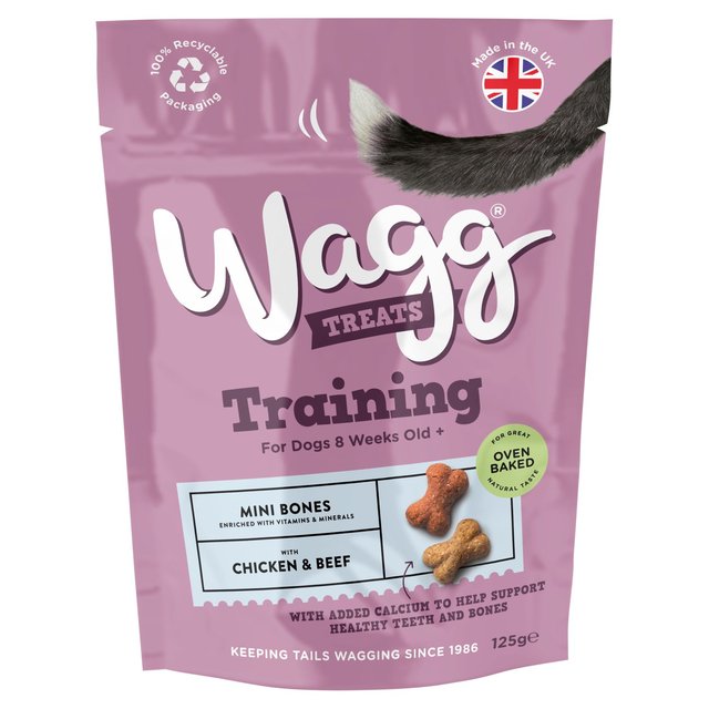 Wagg Training Dog Treats with Chicken & Beef   125g GOODS M&S   