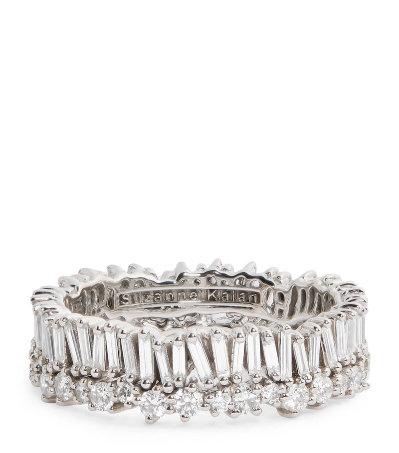 Suzanne Kalan Classic Short Stack eternity ring (British brand)