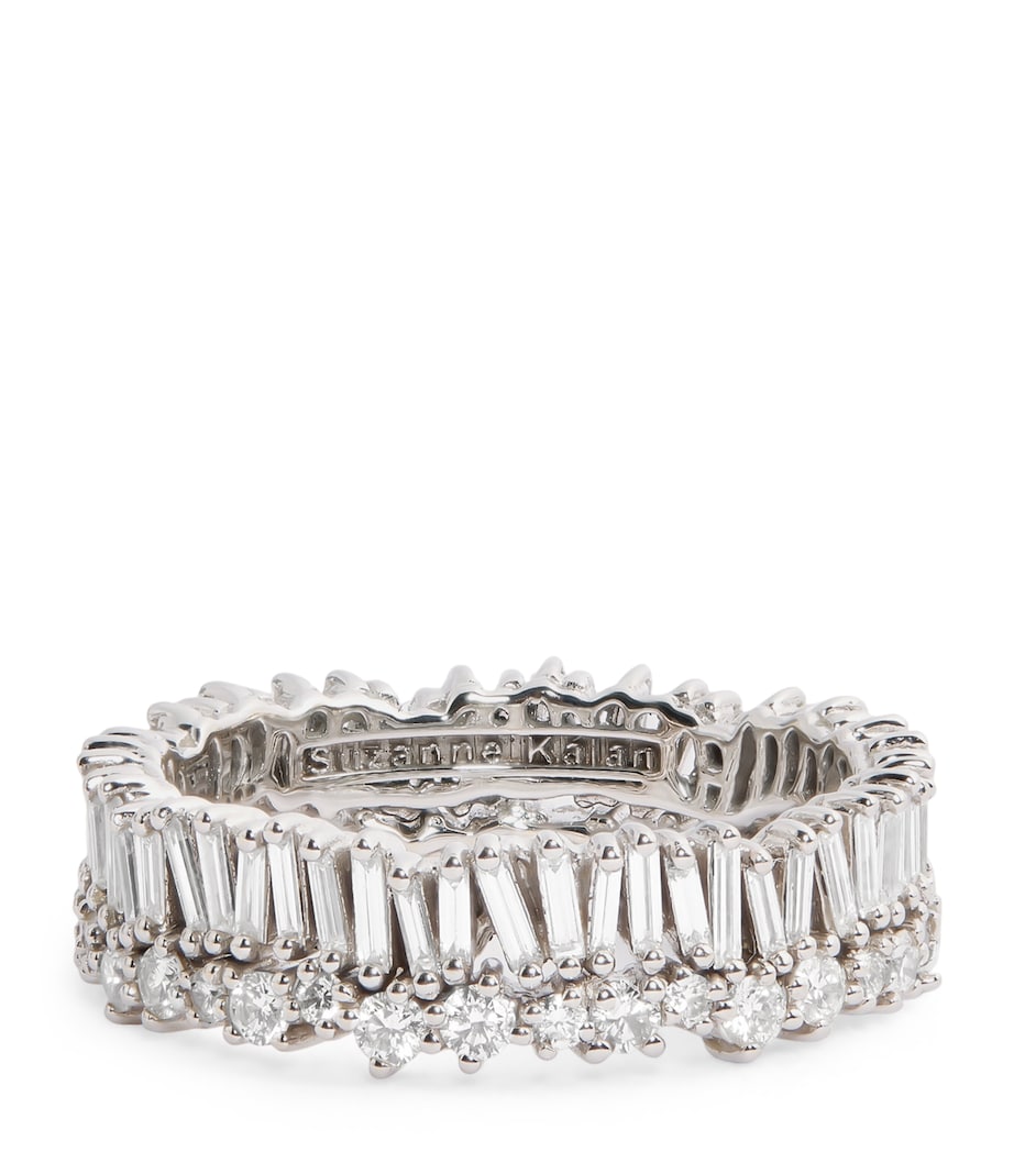 Suzanne Kalan Classic Short Stack eternity ring (British brand)