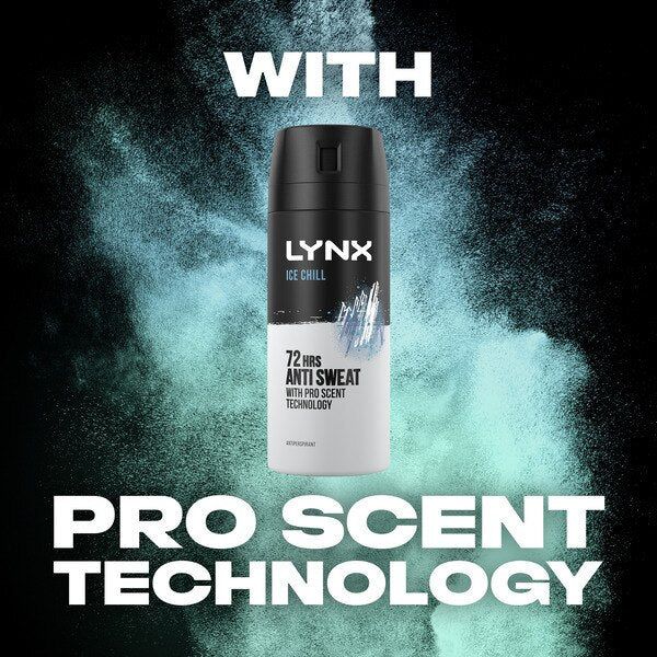 Lynx Anti-Perspirant Deodorant Spray Aerosol Ice Chill 150ml