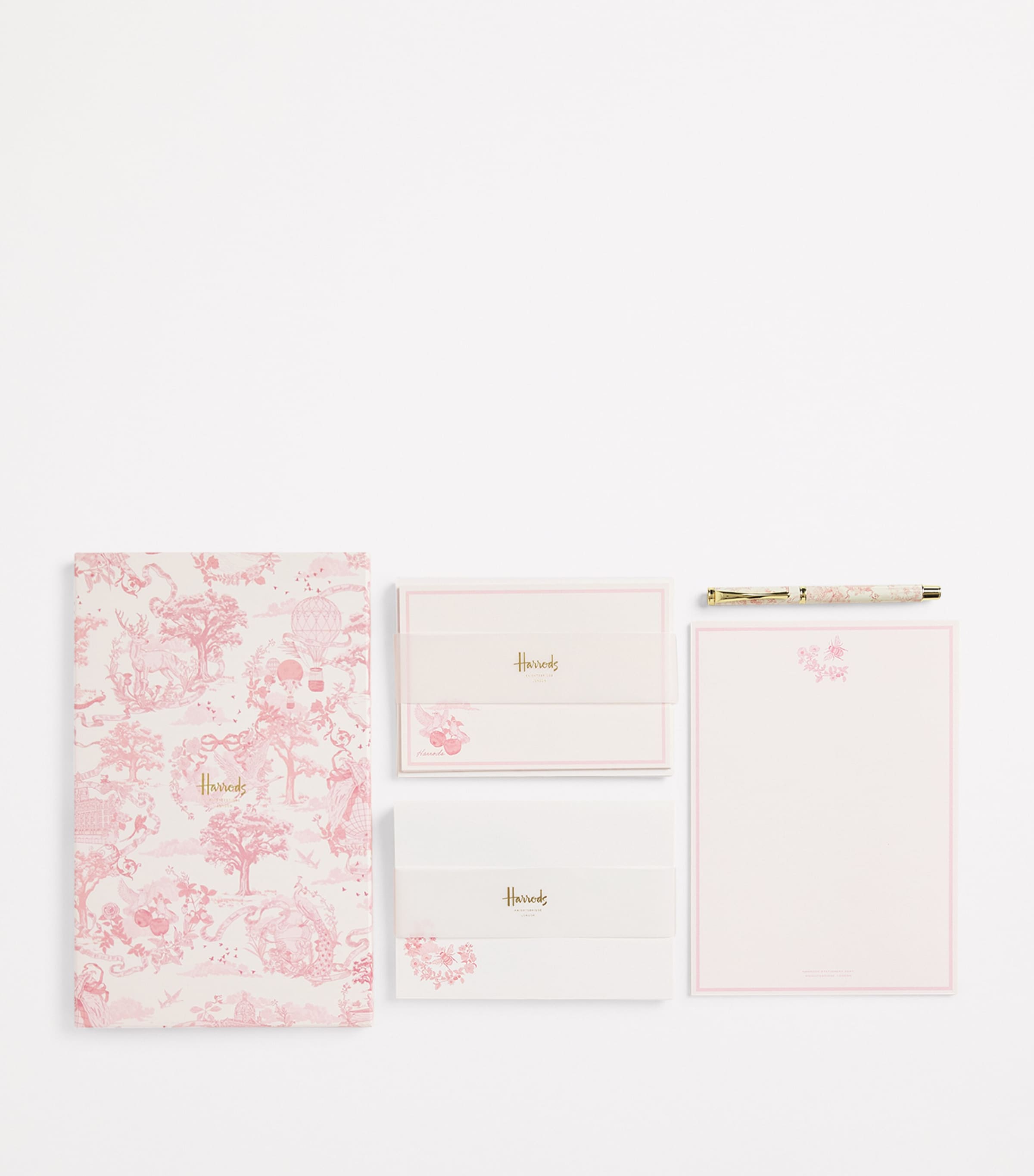 Harrods Toile Letter Writing Set, UK version
