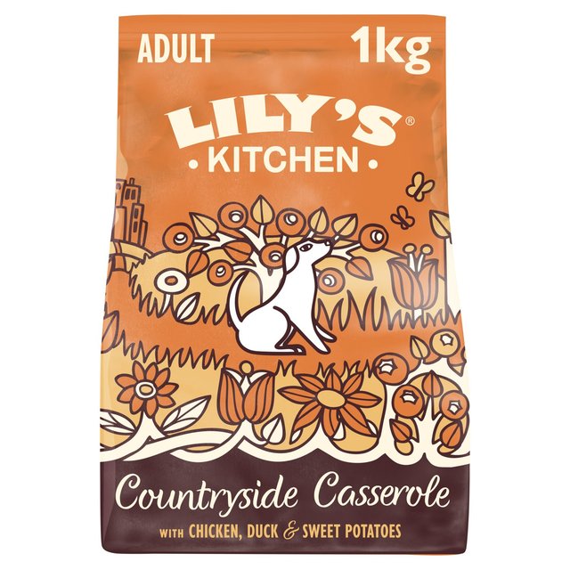 Lily's Kitchen Dog Chicken & Duck Countryside Casserole Adult Dry Food   1kg