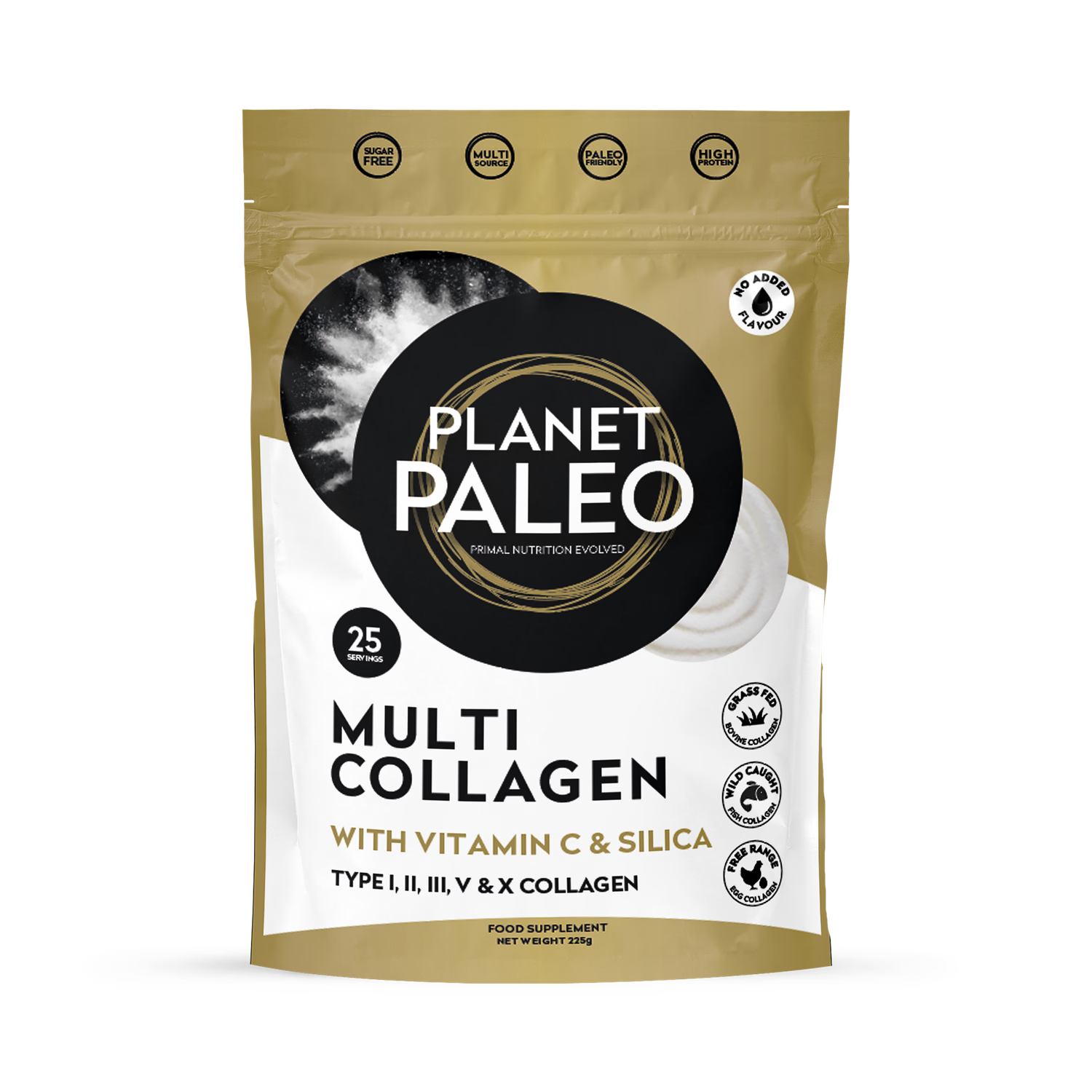 Planet Paleo Multi Collagen 225g, UK version