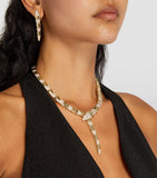 Bvlgari yellow gold and diamond Serpenti Scaglie necklace - British product