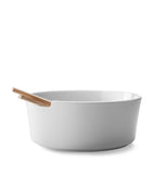 LSA International Porcelain Collective salad bowl and servers 26cm, UK version