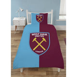 West Ham United kids bedding set blue and burgundy single (British brand)