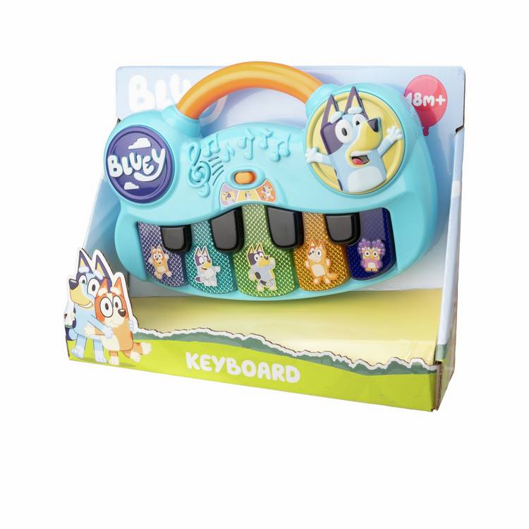 Bluey keyboard musical toy, UK version