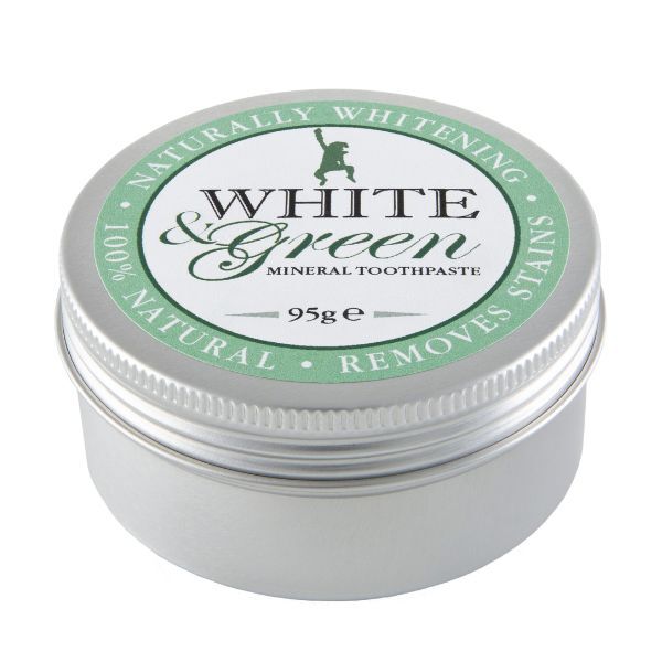 White & Green mineral whitening toothpaste, UK version