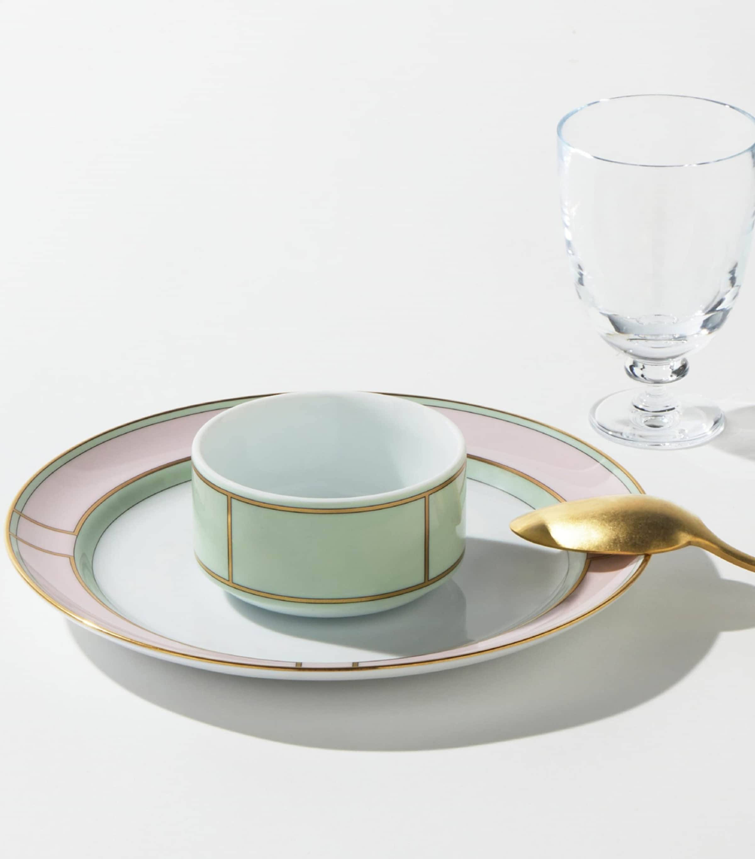 GINORI 1735 Colonna Diva Verde small porcelain bowl 10cm, UK version