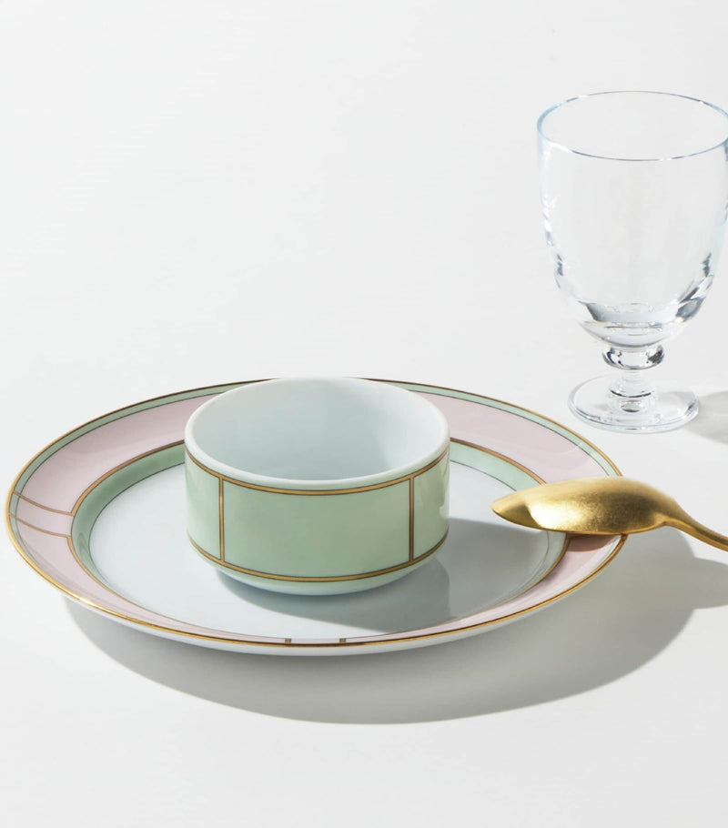 GINORI 1735 Colonna Diva Verde small porcelain bowl 10cm, UK version