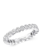 Graff white gold diamond eternity ring (British brand)