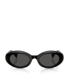 Miu Miu oval wrap-around sunglasses (British brand)