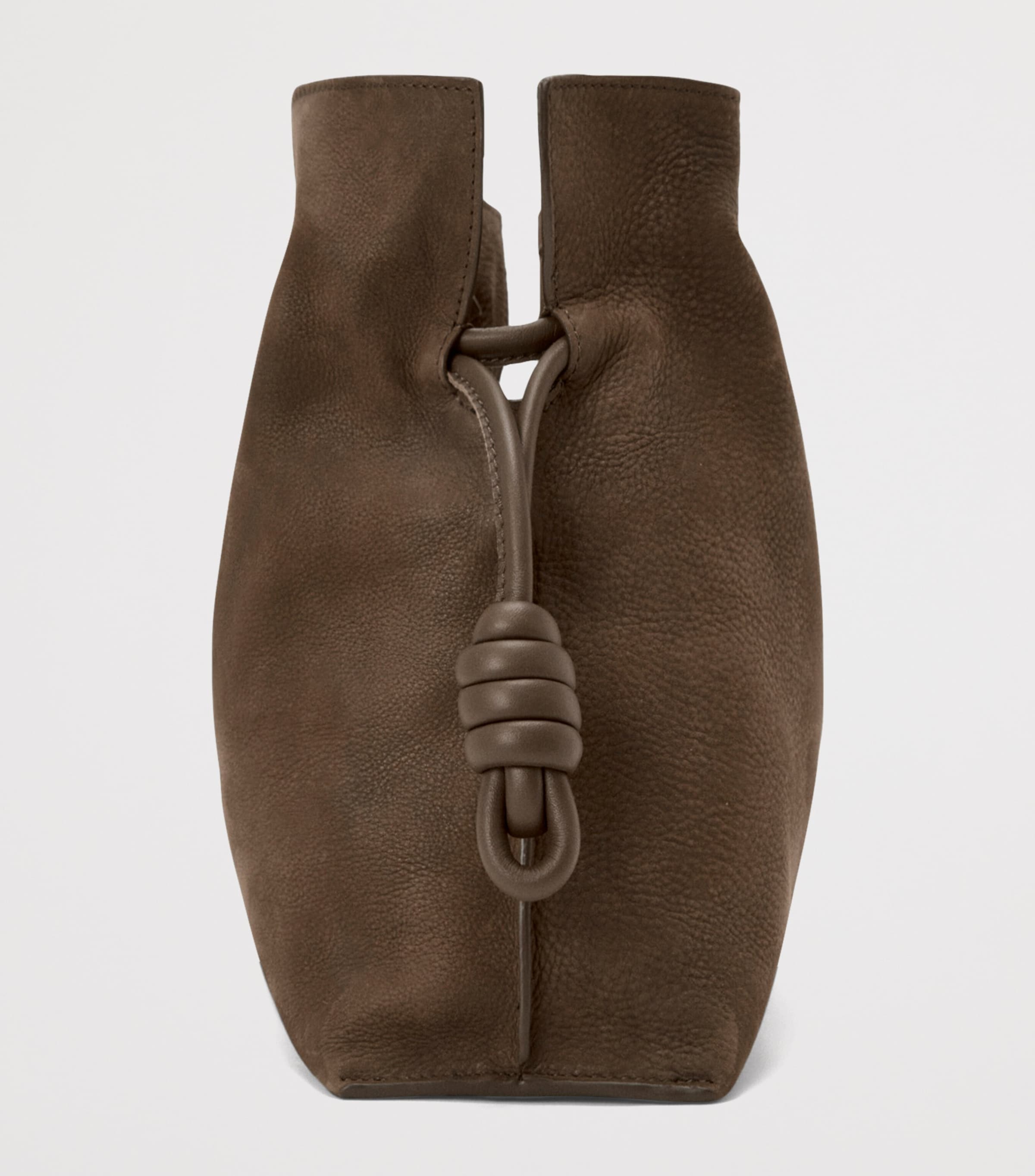 LOEWE medium suede Flamenco clutch bag, UK version