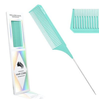 Superdrug Vellen Weave Tail Comb Mint Hair Styling Comb- Buy online at McGrocer