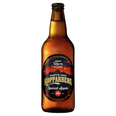Kopparberg cider spiced apple 500ml (British brand)