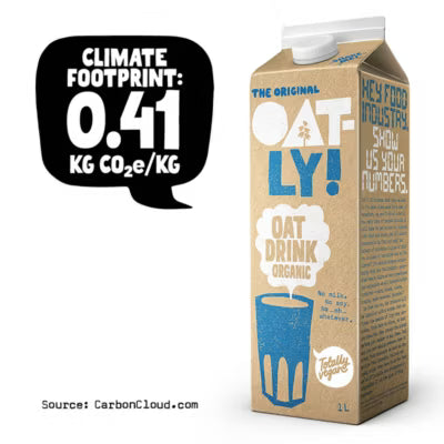 ASDA Oatly Havre Drikk Økologisk Kjølt Melkeerstatning 1L - Kjøp på nett hos McGrocer